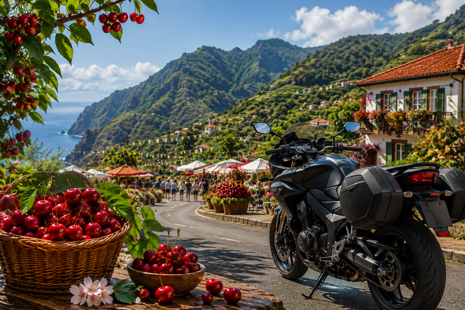 Festa da Cereja na Madeira: Uma Experiência Imperdível Sobre Duas Rodas